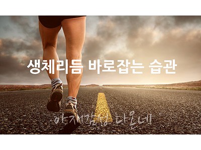 생체리듬 바로잡는 습관