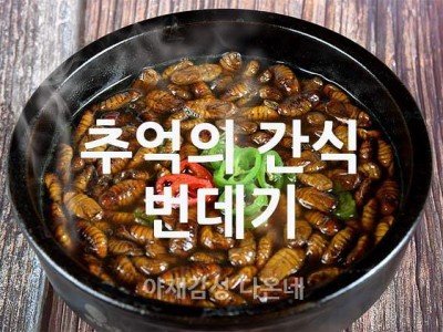 그 시절 먹거리 번데기